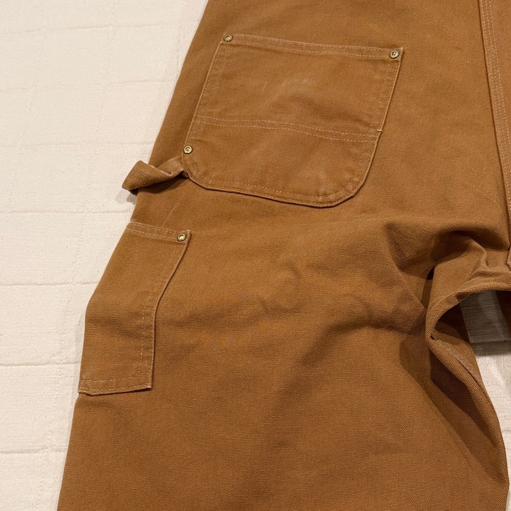 Carhartt Men's Tan Work Overalls - Picture 11 of 14